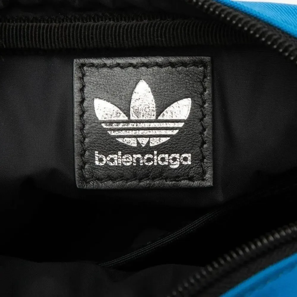 Balenciaga x Adidas Crossbody Bag Nylon Shoulder Bag Black